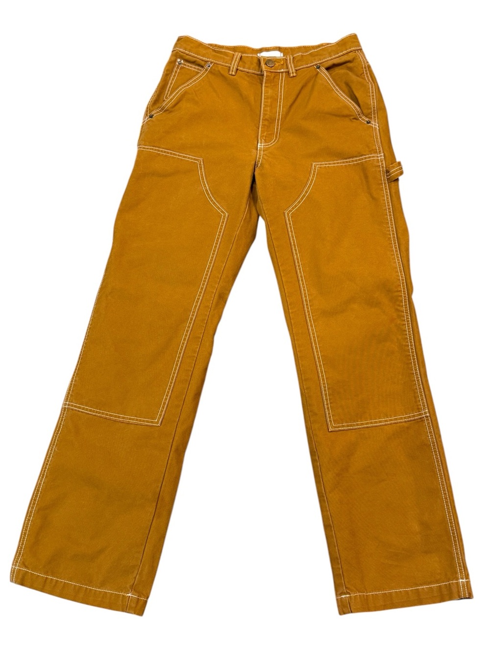 BDG UO Mustard Canvas Carpenter Utility Skater Grunge Pants Y2K Pants Size 27 - Picture 5 of 11